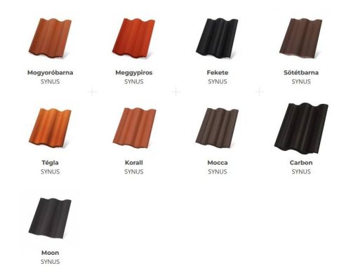Terrán - SYNUS tetőcserép 